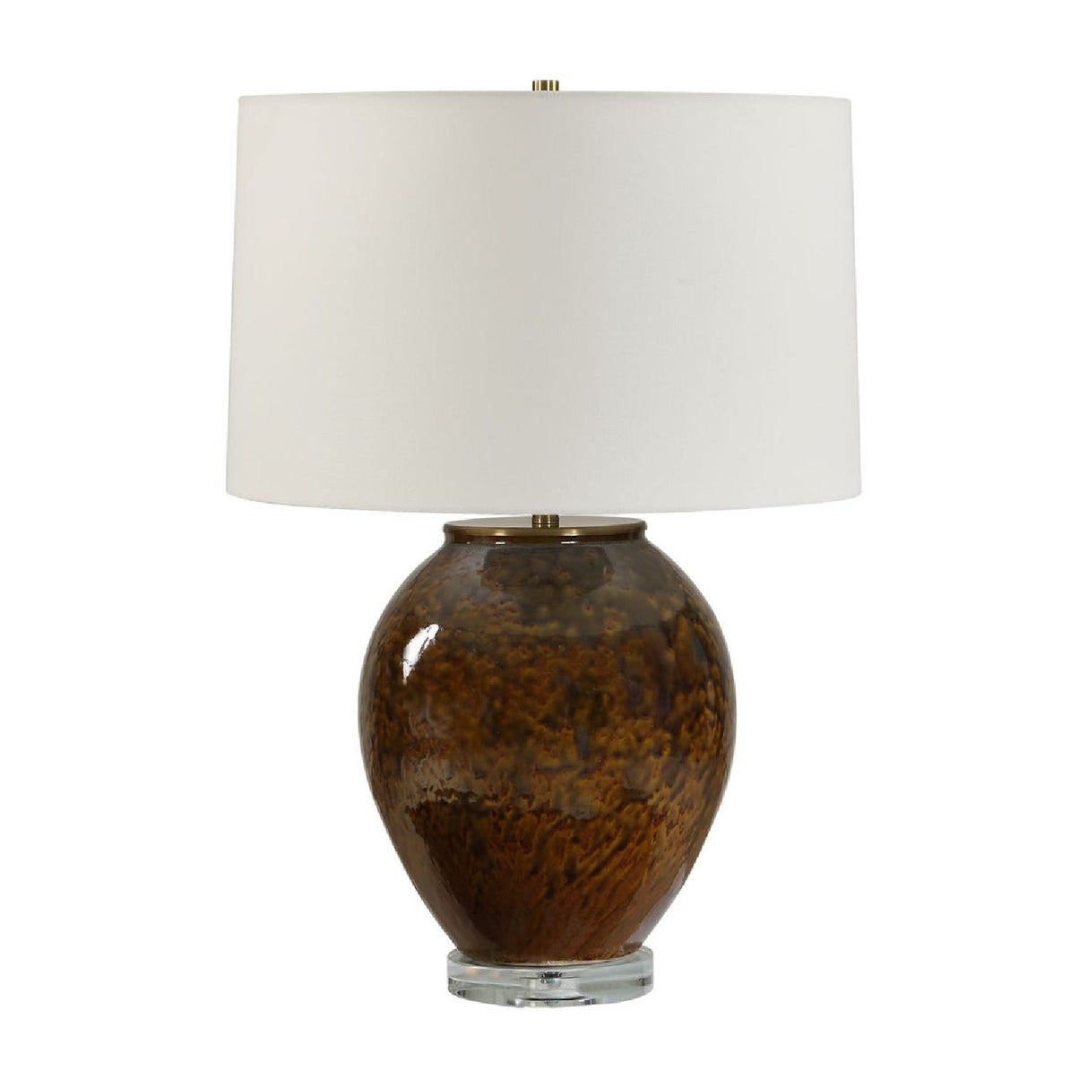   Modern European furniture - Brown Glaze Ceramic Table Lamp - www.oroa.com | Oroa.com