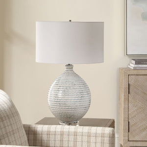   Modern European furniture - Striped Ceramic Table Lamp - www.oroa.com | Oroa.com