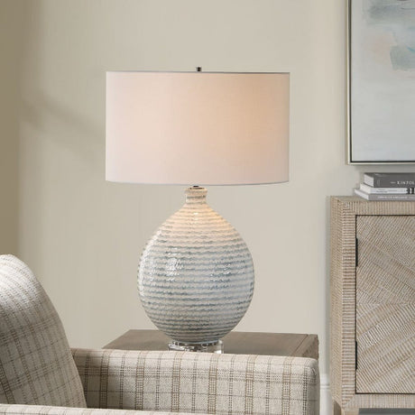   Modern European furniture - Striped Ceramic Table Lamp - www.oroa.com | Oroa.com