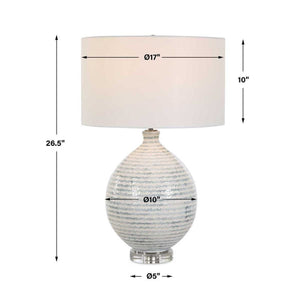   Modern European furniture - Striped Ceramic Table Lamp - www.oroa.com | Oroa.com