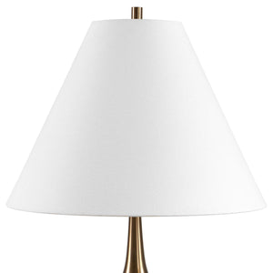   Ribbed Green Ceramic Table Lamp | Oroa.com