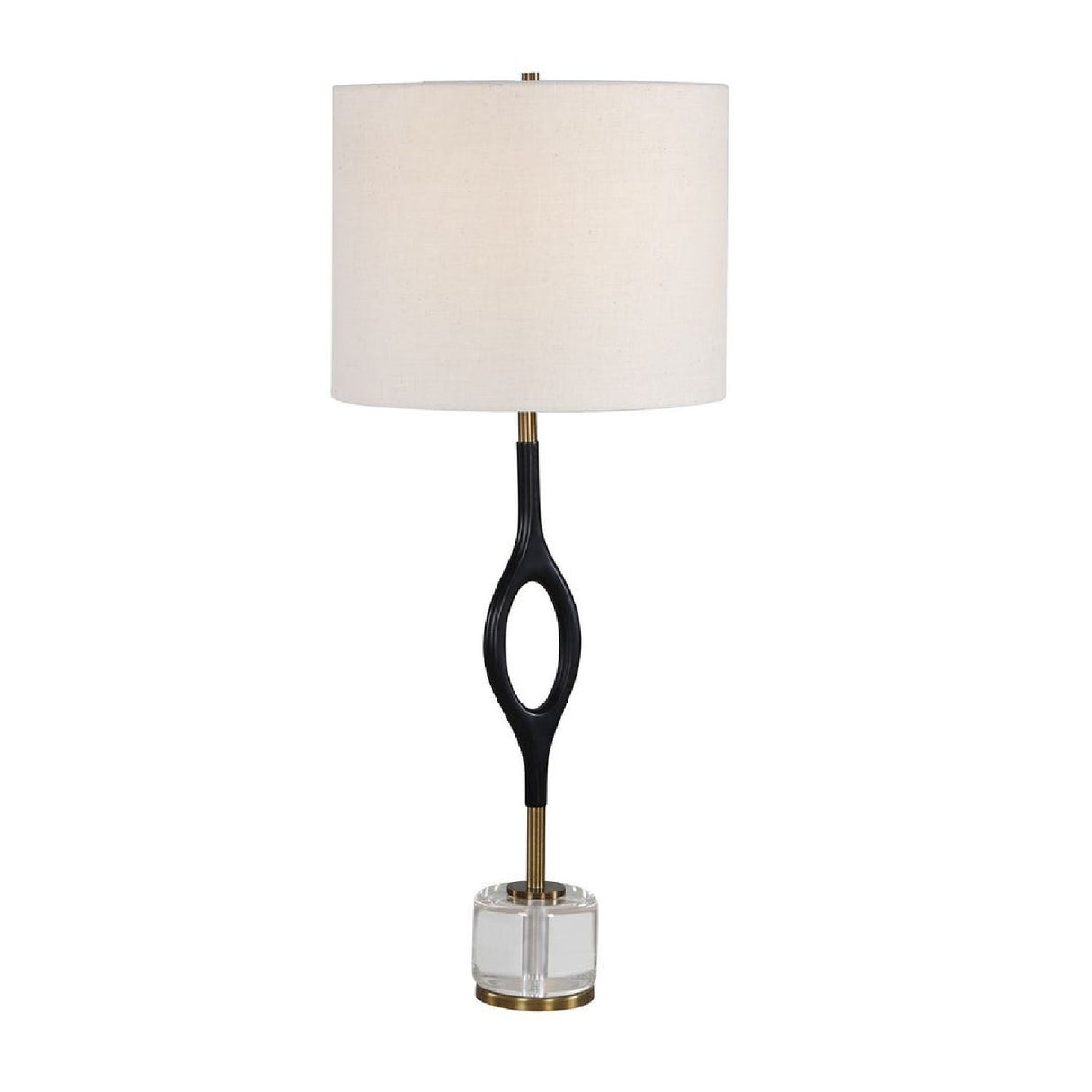   Black Iron Cordless Buffet Lamp | Oroa.com