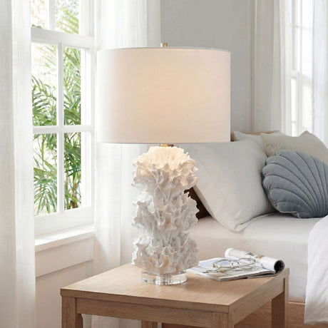   Modern European furniture - White Coral Inspired Table Lamp - www.oroa.com | Oroa.com
