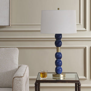   Modern European furniture - Stacked Blue Orbs Table Lamp - www.oroa.com | Oroa.com