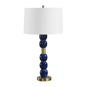  Modern European furniture - Stacked Blue Orbs Table Lamp - www.oroa.com | Oroa.com