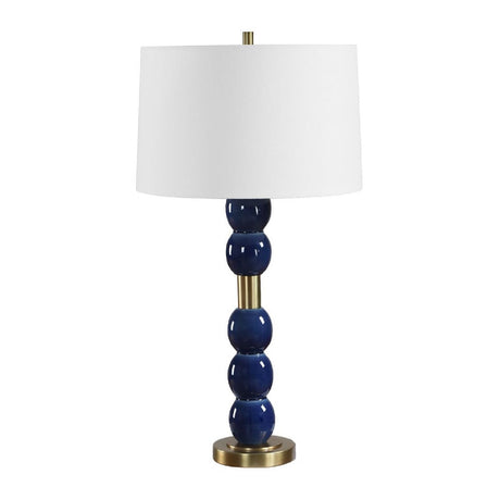   Modern European furniture - Stacked Blue Orbs Table Lamp - www.oroa.com | Oroa.com