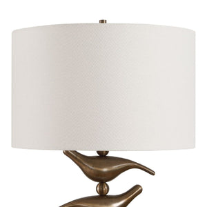   Modern European furniture - Stacked Bronze Songbirds Table Lamp - www.oroa.com | Oroa.com