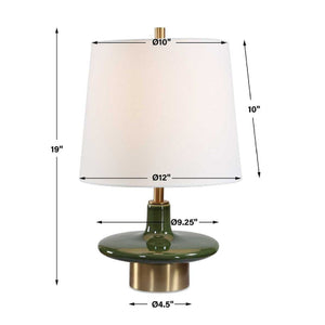   Modern European furniture - Green Ceramic Table Lamp - www.oroa.com | Oroa.com