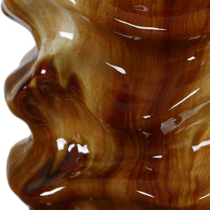   Modern European furniture - Rippled Brown Ceramic Table Lamp - www.oroa.com | Oroa.com
