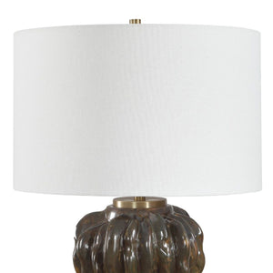   Modern European furniture - Stacked Fluted Ceramic Table Lamp - www.oroa.com | Oroa.com