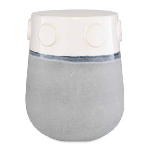   Modern European furniture - Two-Toned Ceramic Garden Stool - www.oroa.com | Oroa.com