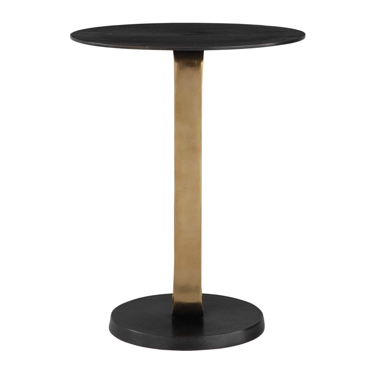   Black Cast Aluminum Accent Table | Oroa.com