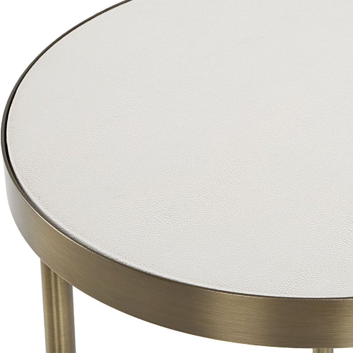   Modern European furniture - White Shagreen Nesting Tables (2) - www.oroa.com | Oroa.com