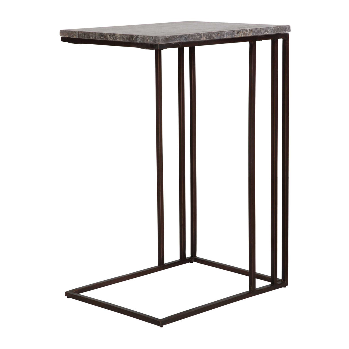   Modern European furniture - Travertine Pull-Up Accent Table - www.oroa.com | Oroa.com