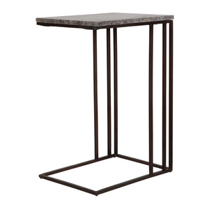   Modern European furniture - Travertine Pull-Up Accent Table - www.oroa.com | Oroa.com