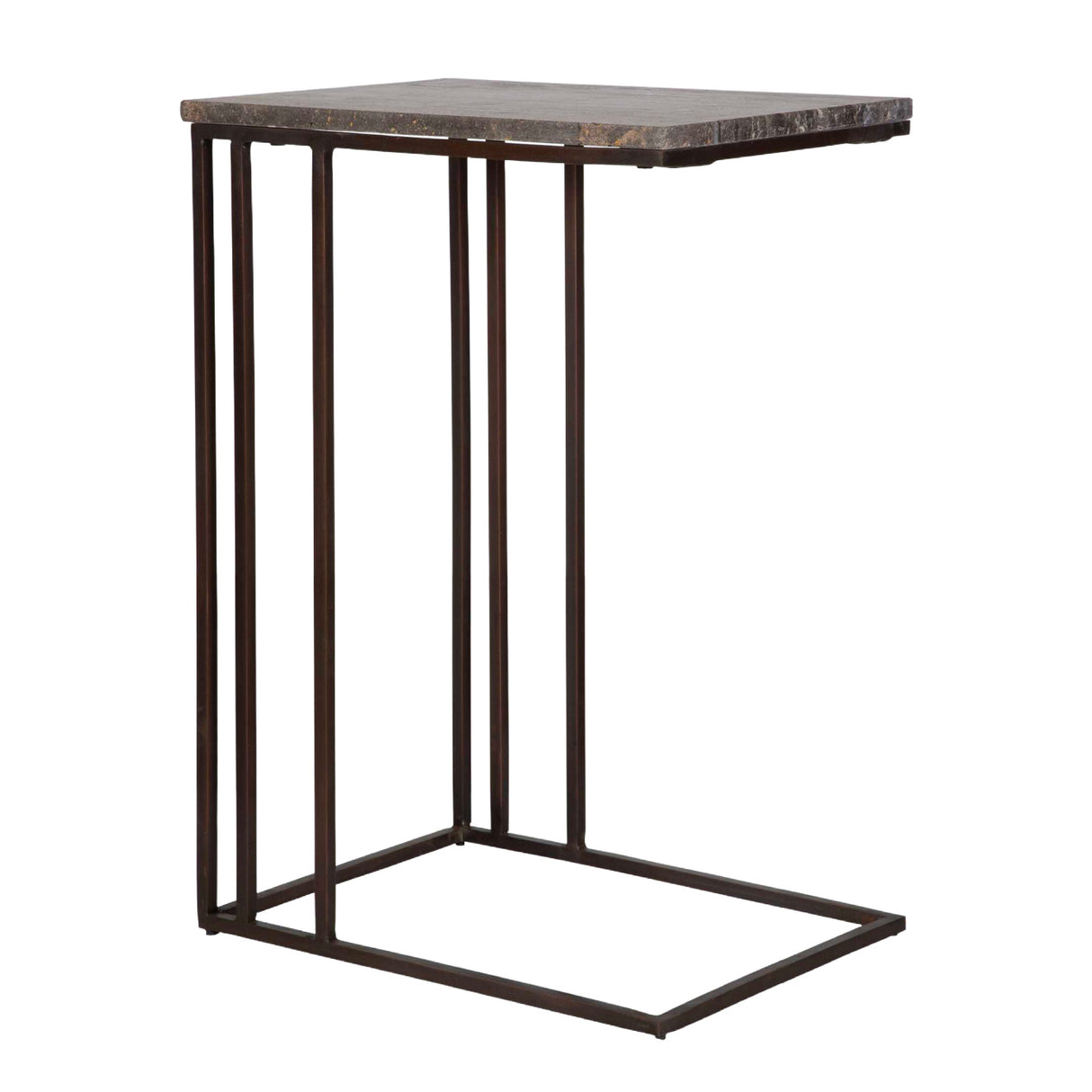   Modern European furniture - Travertine Pull-Up Accent Table - www.oroa.com | Oroa.com