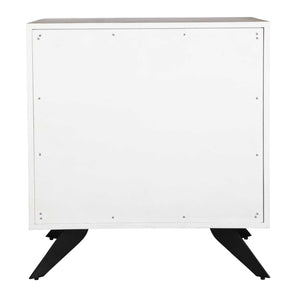   Modern European furniture - White Wooden 3-Drawer Chest - www.oroa.com | Oroa.com