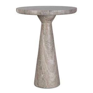   Neutral-Toned Marble Accent Table | Oroa.com
