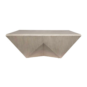   Faceted Mango Wood Coffee Table | Oroa.com