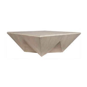   Faceted Mango Wood Coffee Table | Oroa.com