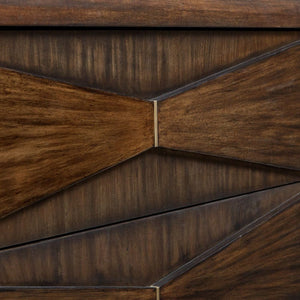   Modern European furniture - Acacia Wood 3-Drawer Chest - www.oroa.com | Oroa.com