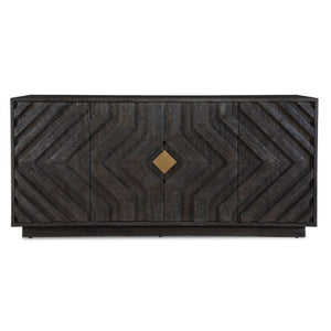   Modern European furniture - Oak Chevron 4-Door Cabinet  - www.oroa.com | Oroa.com
