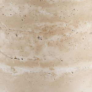   Modern European furniture - Travertine Round Accent Table - www.oroa.com | Oroa.com