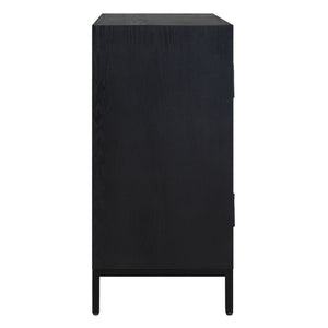   Modern European furniture - Black Circle Patterned 2-Door Cabinet - www.oroa.com | Oroa.com