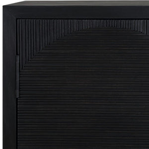   Modern European furniture - Black Circle Patterned 2-Door Cabinet - www.oroa.com | Oroa.com