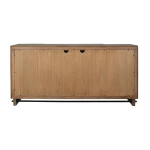   Modern European furniture - Fluted Wood 4-Door Cabinet - www.oroa.com | Oroa.com