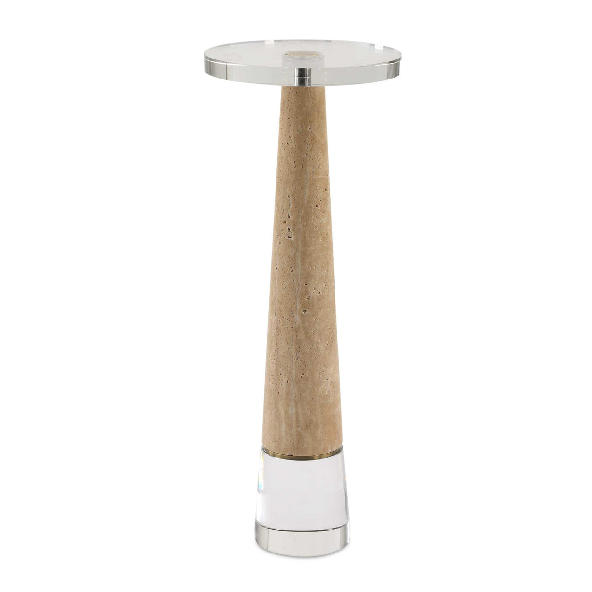   Modern European furniture  - Conical Travertin Drink Table - www.oroa.com | Oroa.com