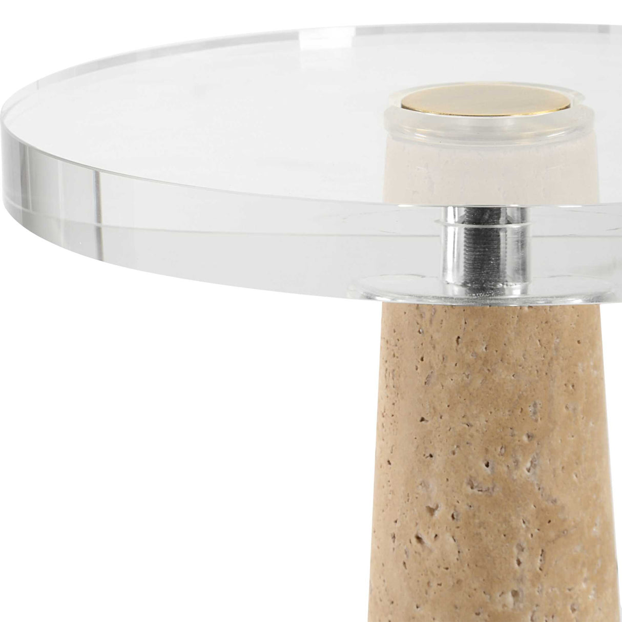   Modern European furniture  - Conical Travertin Drink Table - www.oroa.com | Oroa.com