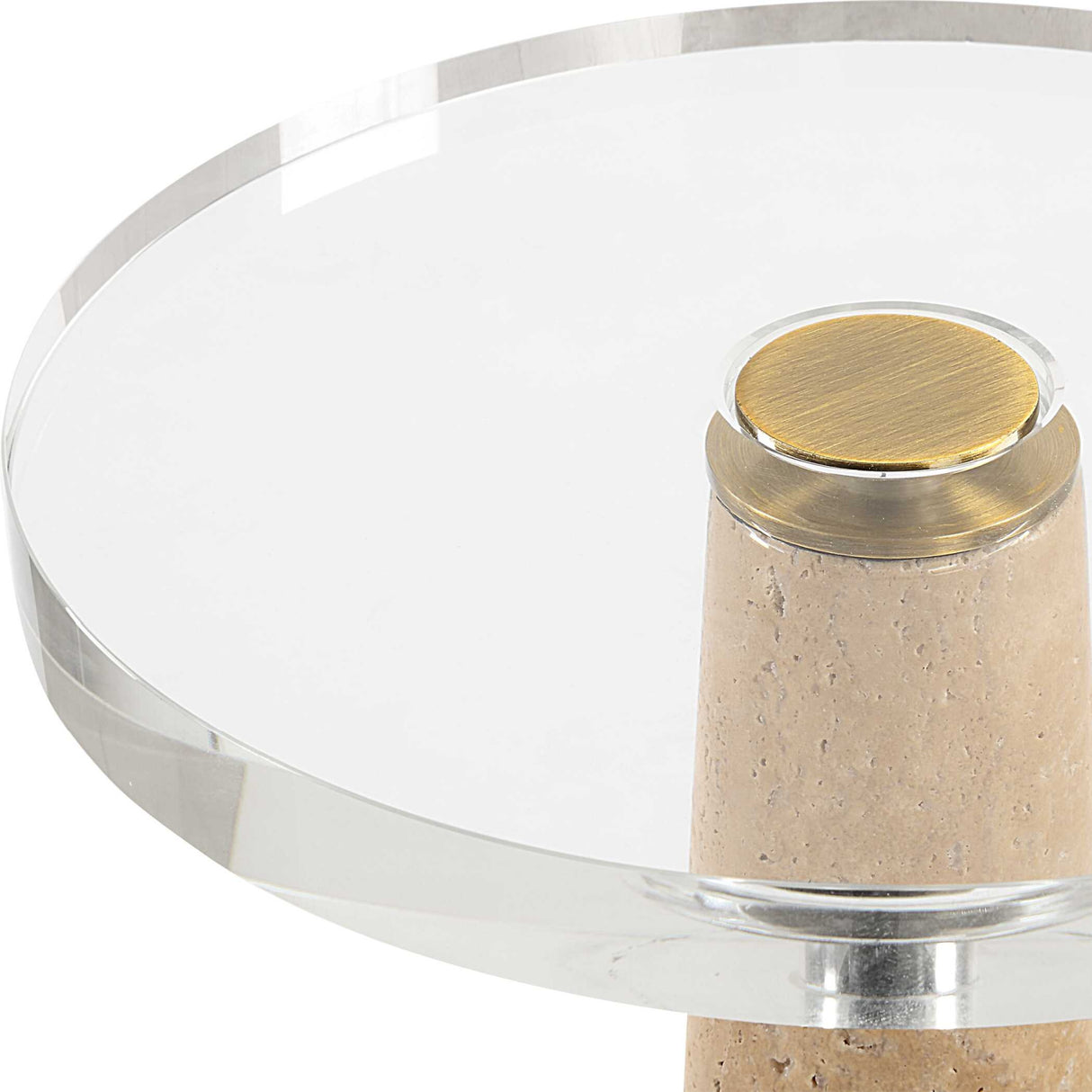   Modern European furniture  - Conical Travertin Drink Table - www.oroa.com | Oroa.com