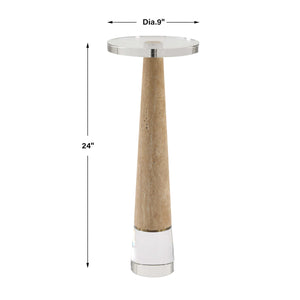   Modern European furniture  - Conical Travertin Drink Table - www.oroa.com | Oroa.com