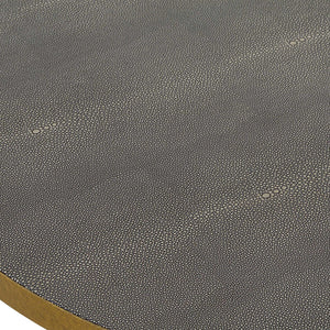   Modern European furniture - Gray Shagreen Nesting Coffee Tables (2) - www.oroa.com | Oroa.com