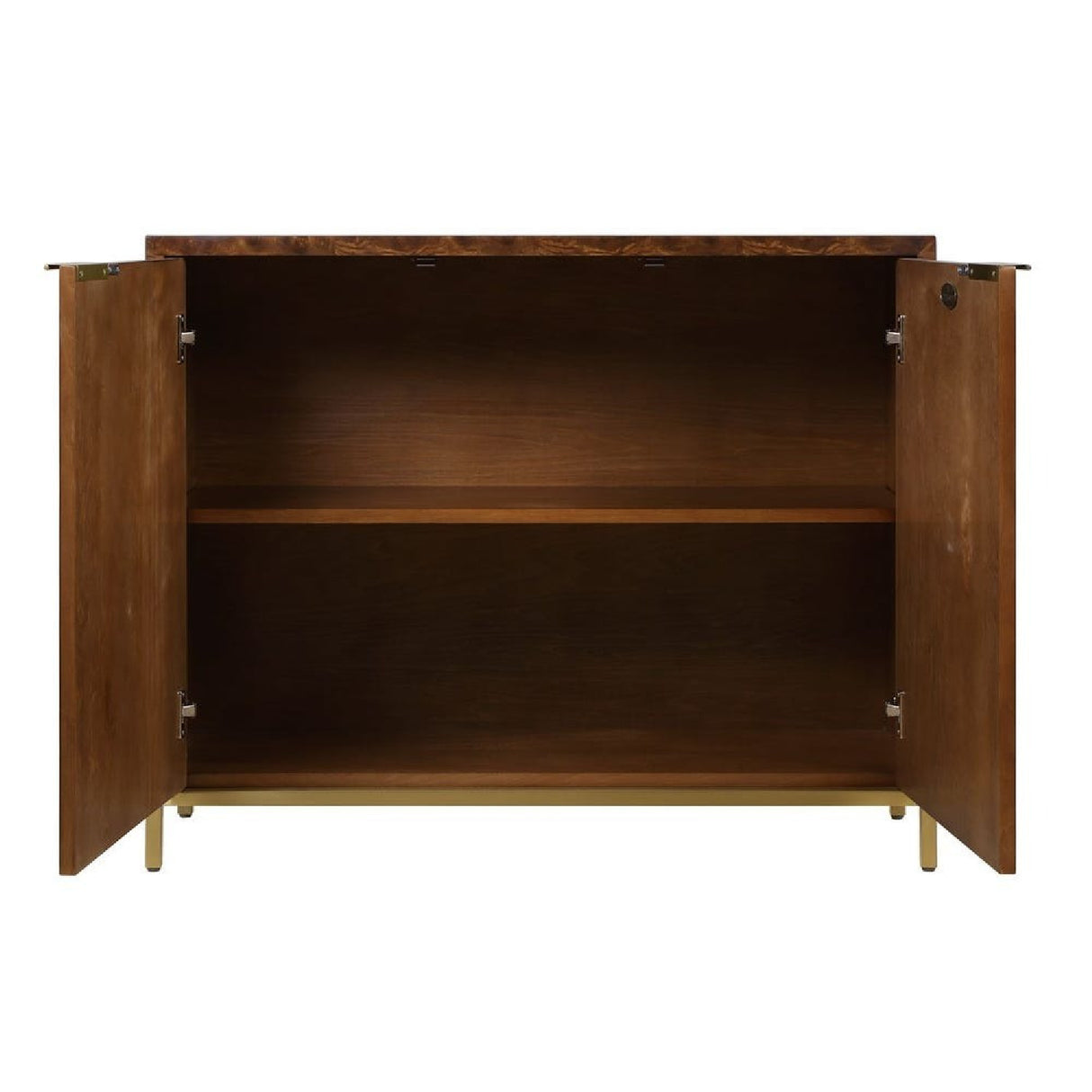   Modern European furniture - Burl Wood 2-Door Cabinet - www.oroa.com | Oroa.com