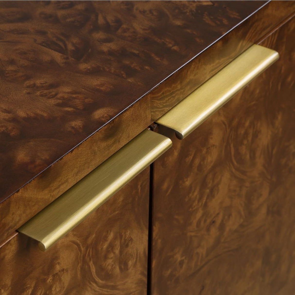   Modern European furniture - Burl Wood 2-Door Cabinet - www.oroa.com | Oroa.com