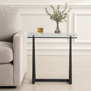  Crystal Top Accent Table | Oroa.com