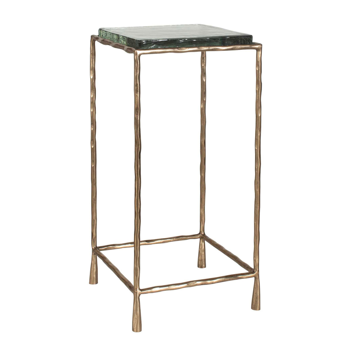   Modern European furniture - Cast Glass Square Accent Table - www.oroa.com | Oroa.com