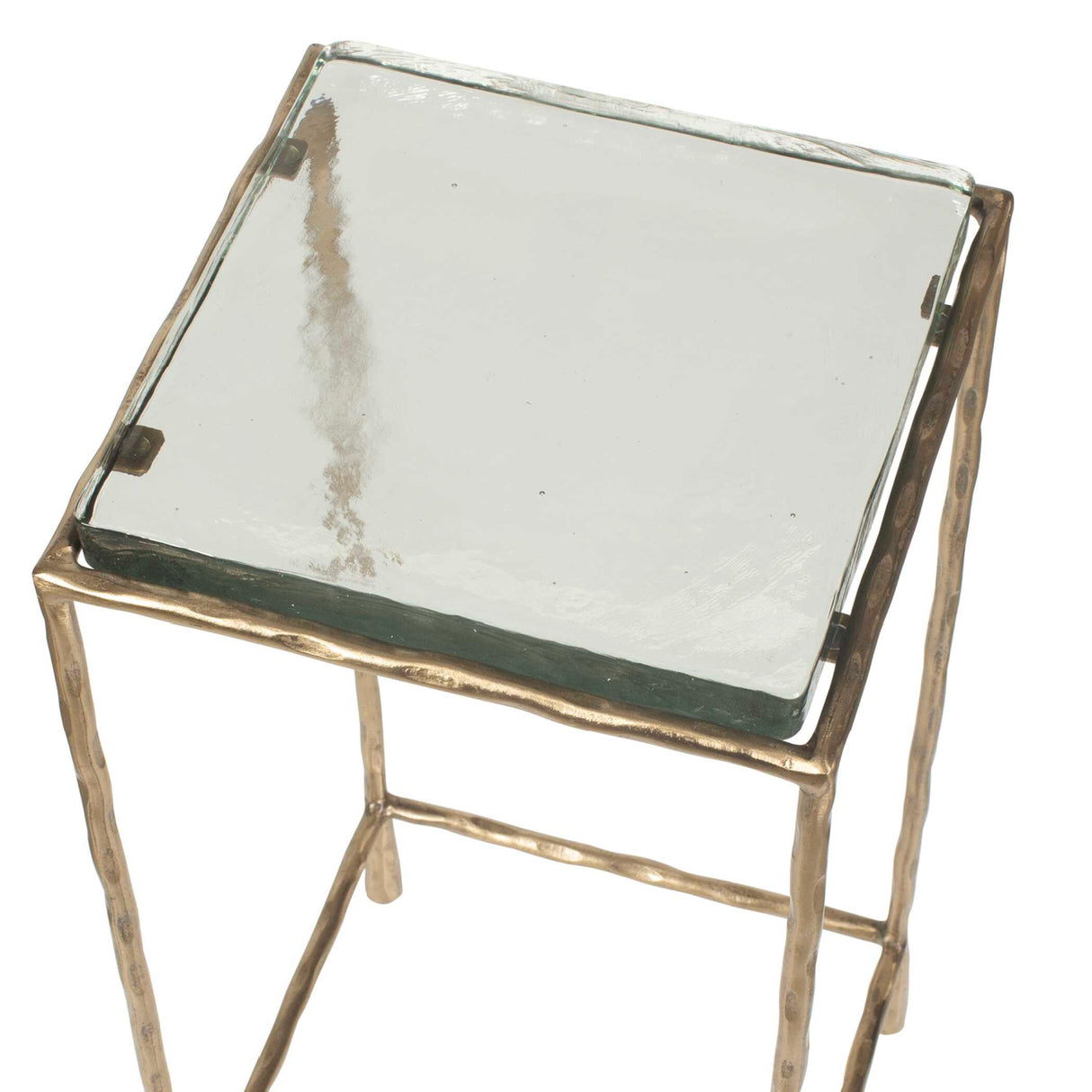   Modern European furniture - Cast Glass Square Accent Table - www.oroa.com | Oroa.com