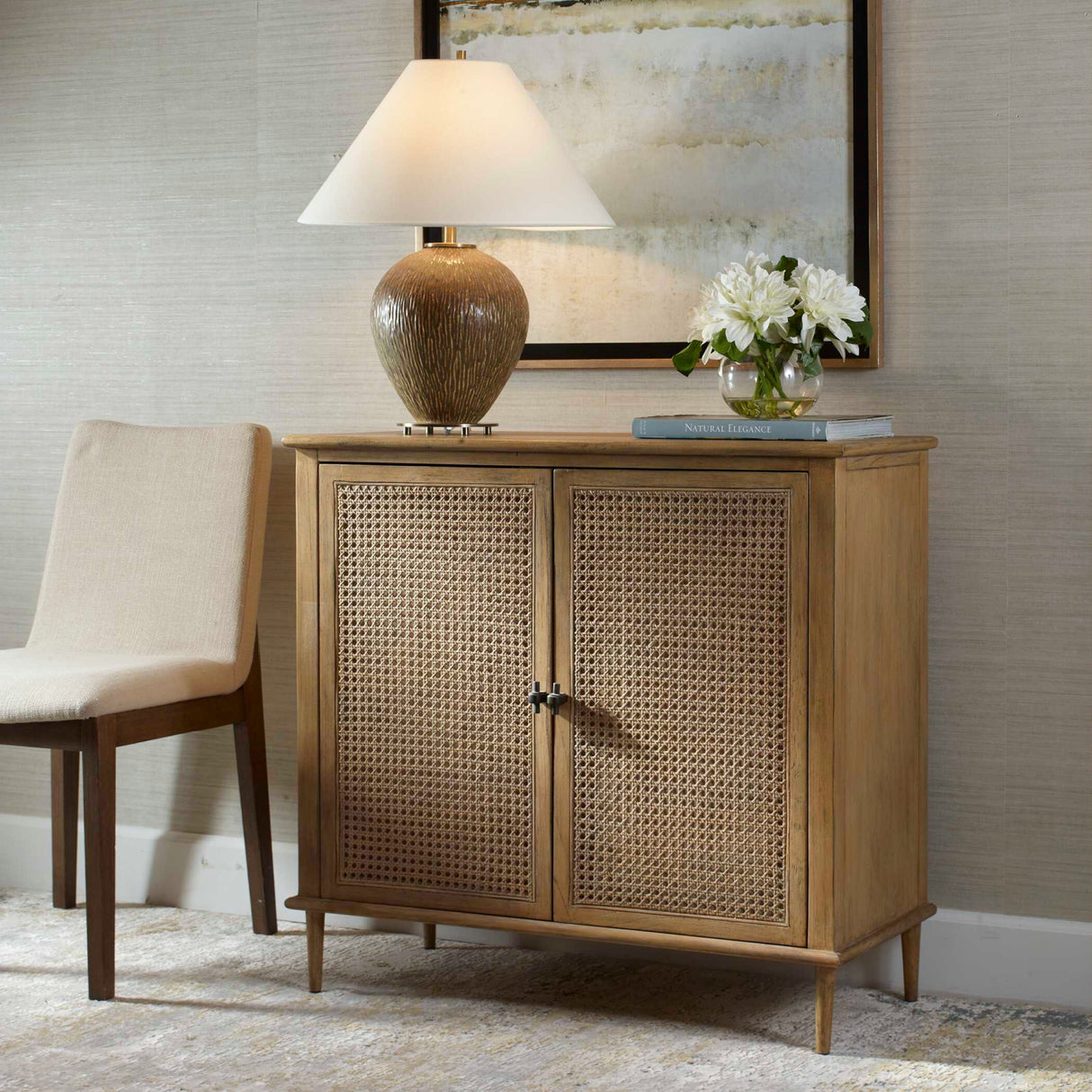   Modern European furniture - Rattan Cane 2-Door Cabinet - www.oroa.com - www.oroa.com | Oroa.com