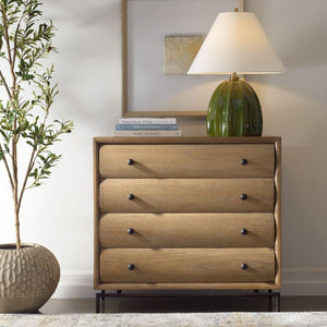   Modern European furniture - Mindi Wood 4-Drawer Chest - www.oroa.com | Oroa.com