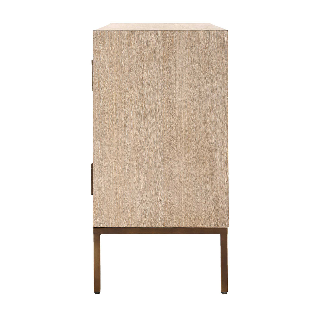   Cream Geometric 2-Door Cabinet Modern European furniture - www.oroa.com | Oroa.com
