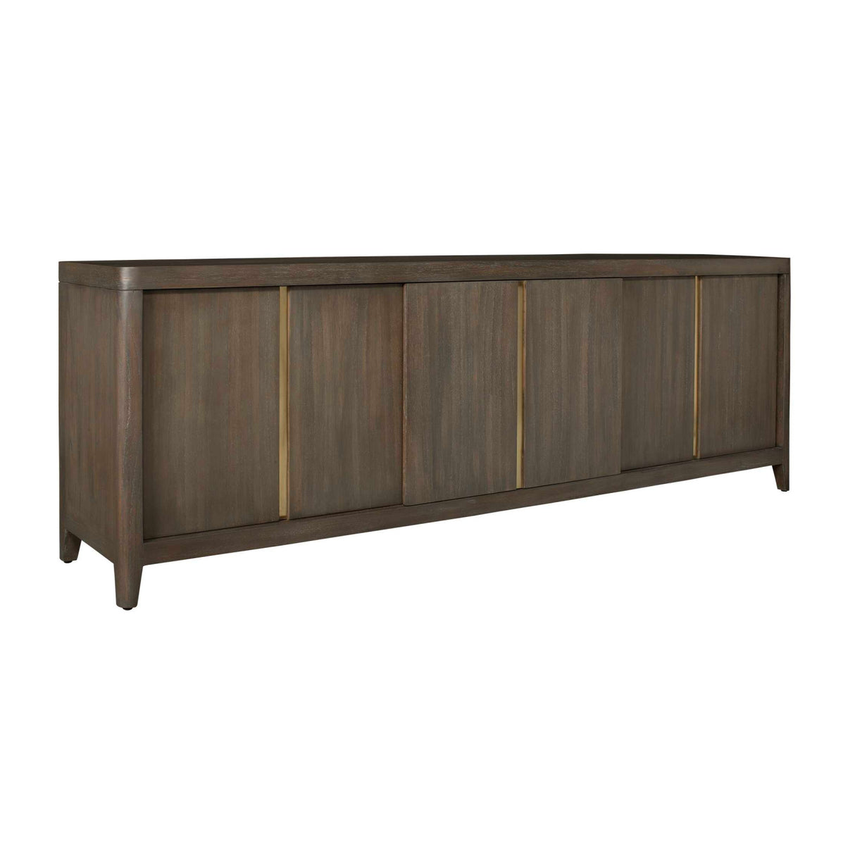   Modern European furniture - Walnut Sliding-Door Consile Cabinet - www.oroa.com | Oroa.com