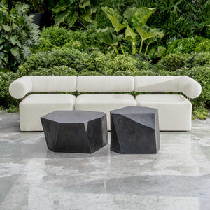   Faceted Concrete Indoor/Outdoor Coffee Table | Oroa.com