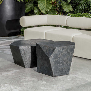   Faceted Concrete Indoor/Outdoor Coffee Table | Oroa.com