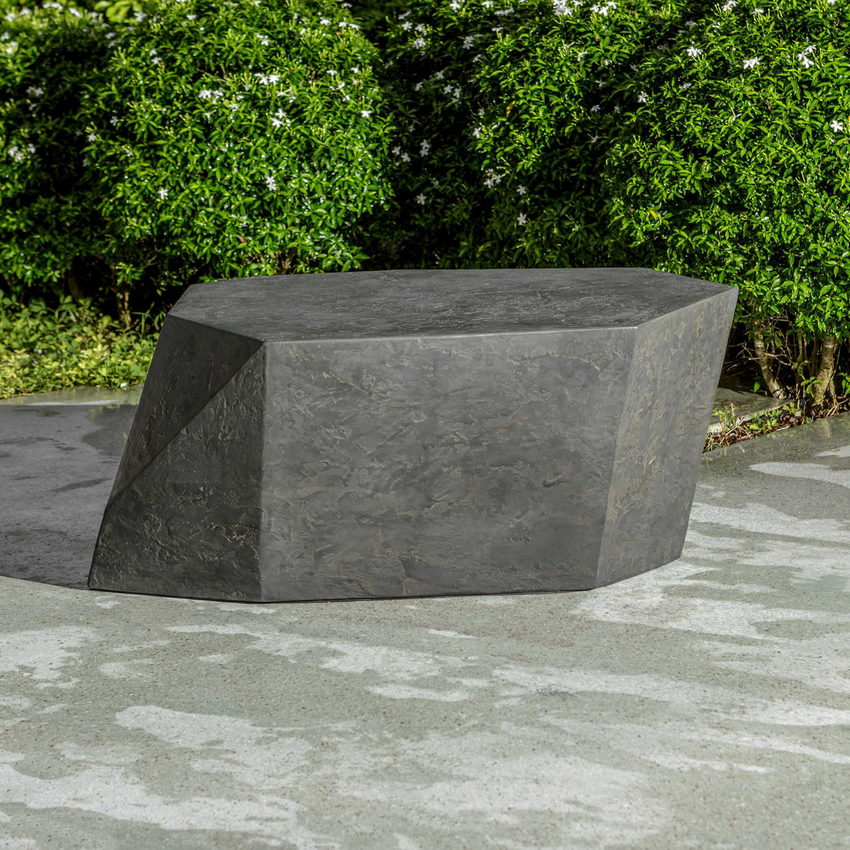   Faceted Concrete Indoor/Outdoor Coffee Table | Oroa.com