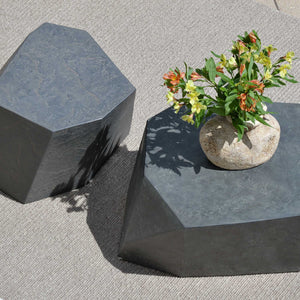   Faceted Concrete Indoor/Outdoor Coffee Table | Oroa.com