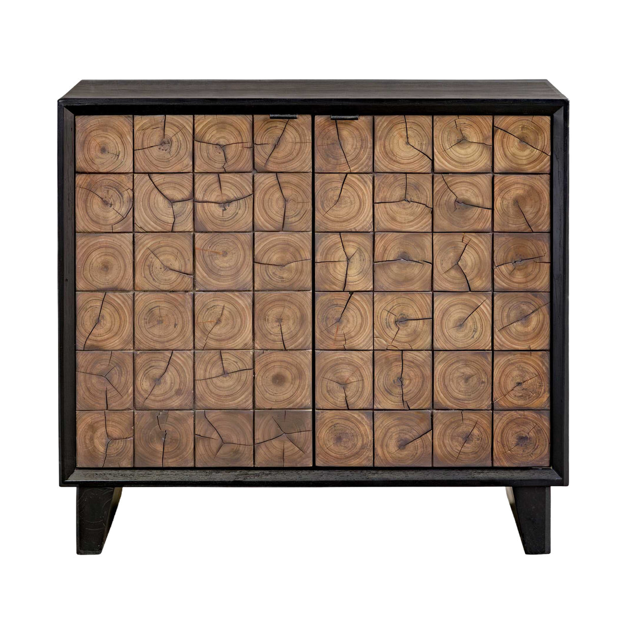   Modern European furniture - Wooden 2-Door Grid Cabinet - www.oroa.com | Oroa.com