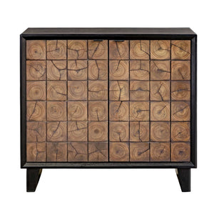   Modern European furniture - Wooden 2-Door Grid Cabinet - www.oroa.com | Oroa.com
